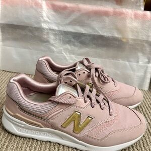 New Balance 997H Women’s Sneakers Pink/Gold Size 8